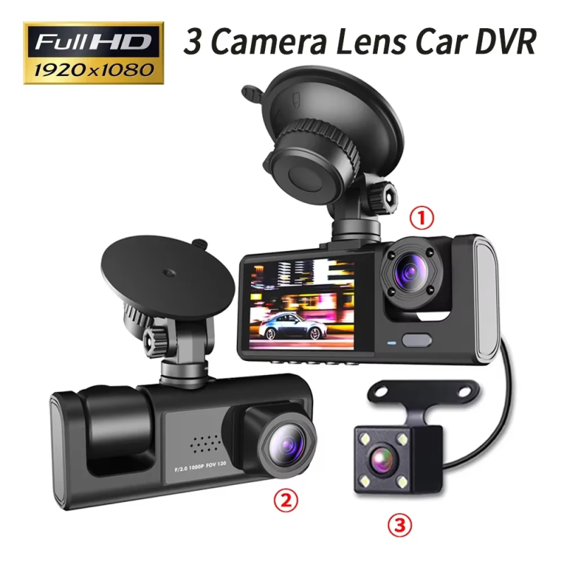 1080P Dash Cam with Night Vision, 24-Hr Parking, WDR, G-Sensor, Motion Detection - Image 3