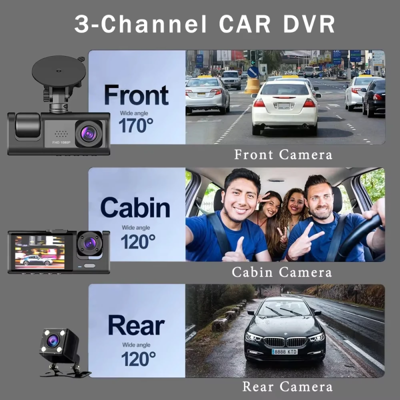 1080P Dash Cam with Night Vision, 24-Hr Parking, WDR, G-Sensor, Motion Detection - Image 6
